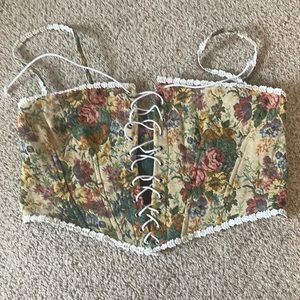 Amazon floral corset top